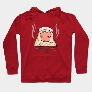 Cute Japanese Snow Monkey drawing Illustration Hoodie